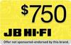 Get $750 Towards JB Hi-Fi -AU, Incent, Email Submit RS